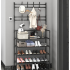 Base metal shoe rack