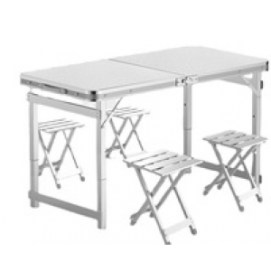 Aluminum folding table