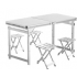 Aluminum folding table