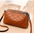 Artificial leather crossbody bag